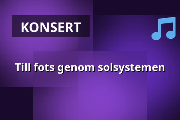 Till fots genom solsystemen — Ersta kyrka, Stockholm