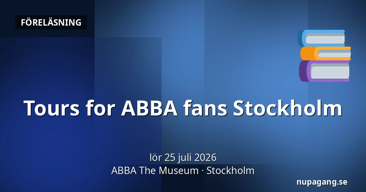 Tours for ABBA fans Stockholm — ABBA The Museum, Stockholm
