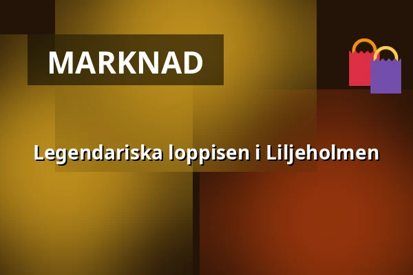 Legendariska loppisen i Liljeholmen — Liljeholmstorget galleria, p-garaget, Stockholm