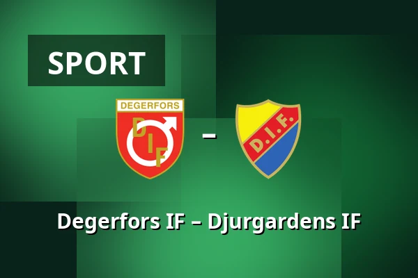 Degerfors IF – Djurgardens IF — Stora Valla, Degerfors