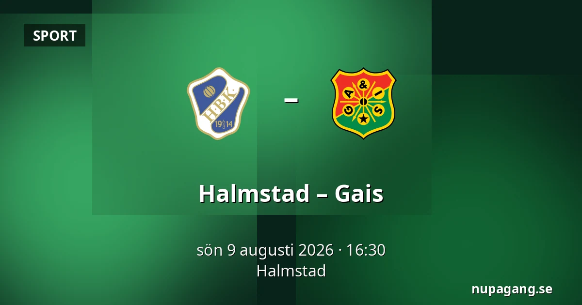 Halmstad – Gais — Halmstad