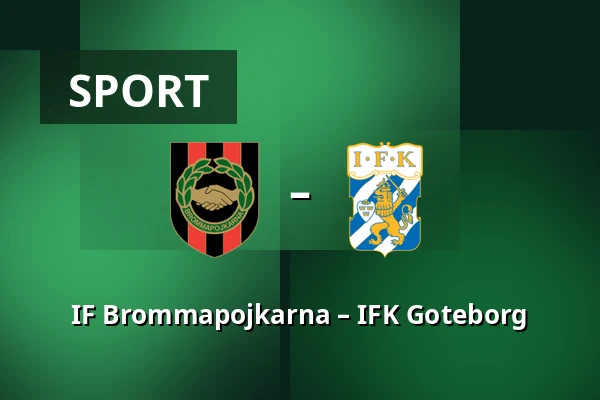 IF Brommapojkarna – IFK Goteborg — Grimsta IP, Stockholm