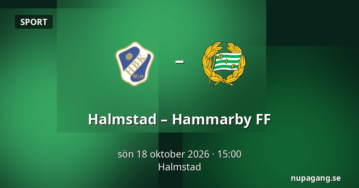 Halmstad – Hammarby FF — Halmstad