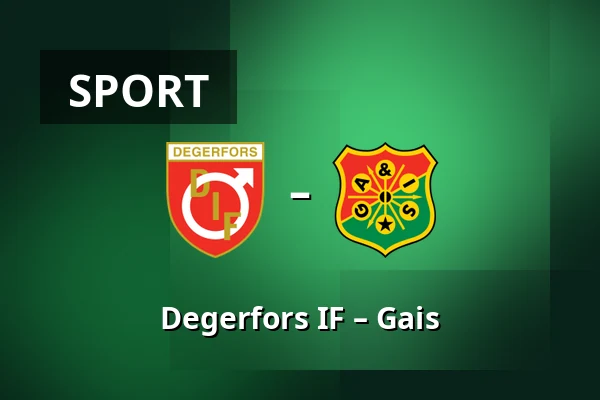 Degerfors IF – Gais — Stora Valla, Degerfors