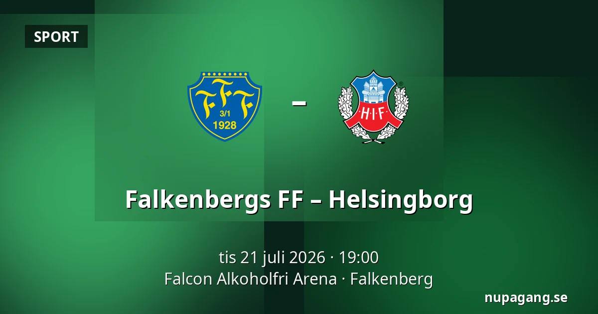 Falkenbergs FF – Helsingborg — Falcon Alkoholfri Arena, Falkenberg