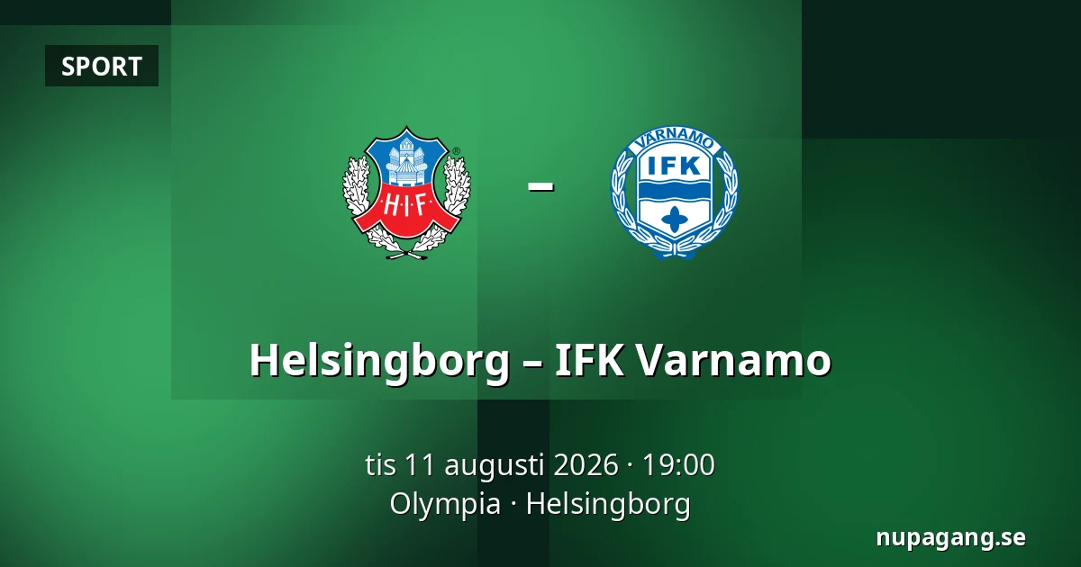 Helsingborg – IFK Varnamo — Olympia, Helsingborg