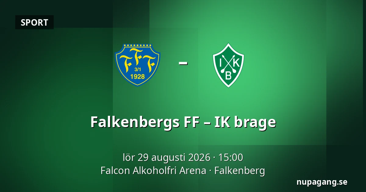 Falkenbergs FF – IK brage — Falcon Alkoholfri Arena, Falkenberg