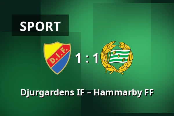 Djurgardens IF – Hammarby FF — 3Arena, Stockholm