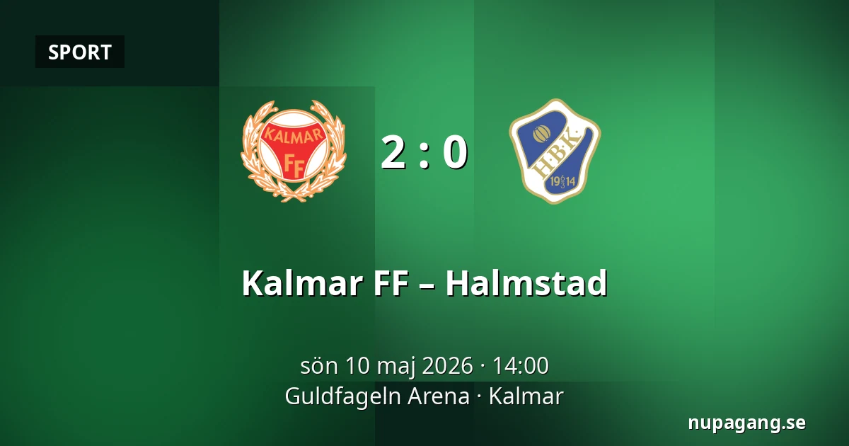 Kalmar FF – Halmstad — Guldfageln Arena, Kalmar