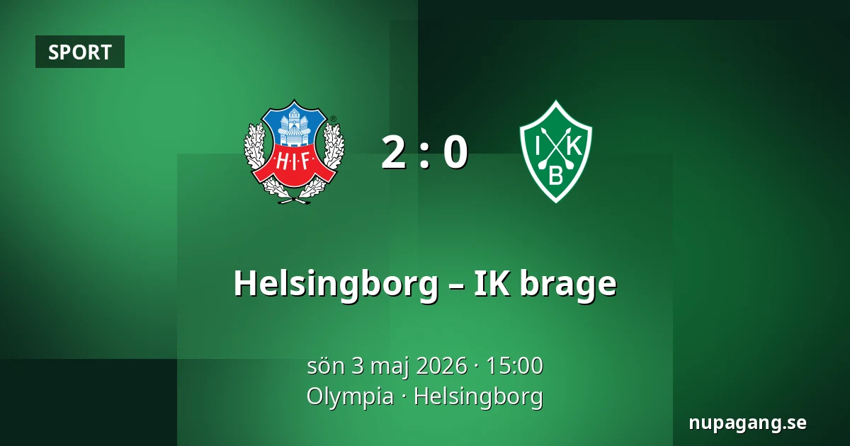Helsingborg – IK brage — Olympia, Helsingborg
