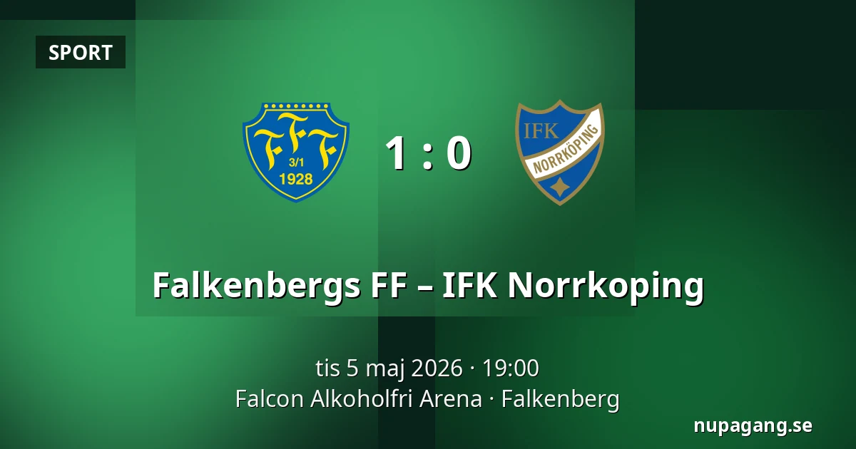 Falkenbergs FF – IFK Norrkoping — Falcon Alkoholfri Arena, Falkenberg