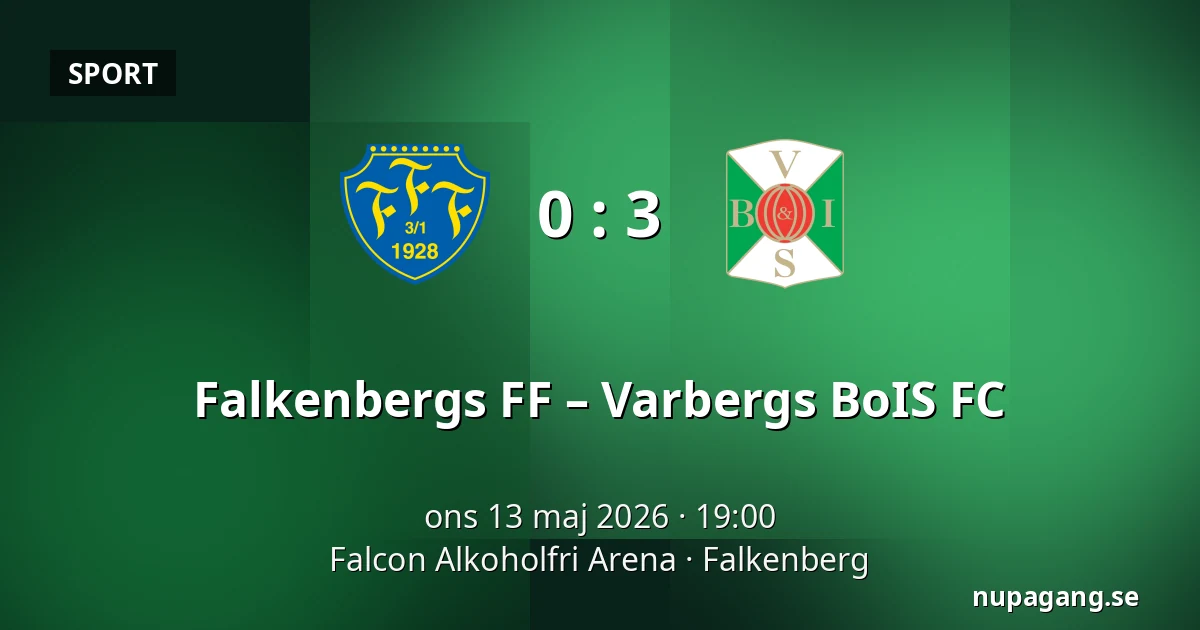Falkenbergs FF – Varbergs BoIS FC — Falcon Alkoholfri Arena, Falkenberg