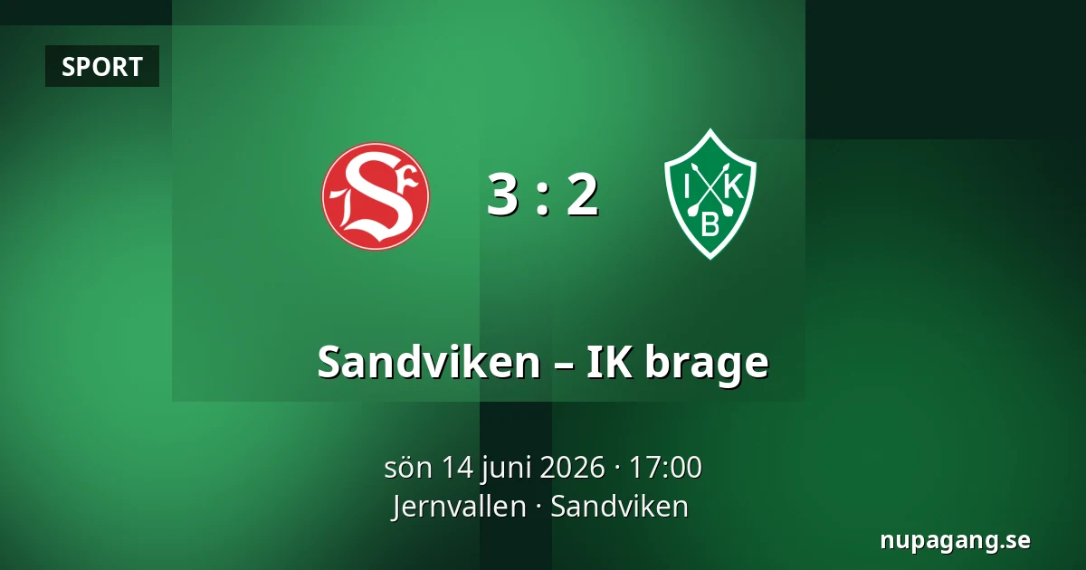 Sandviken – IK brage — Jernvallen, Sandviken