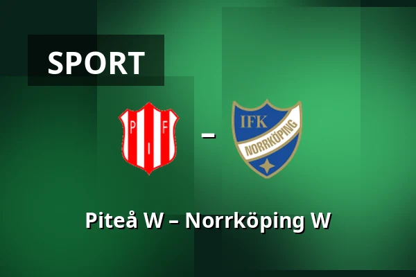 Piteå W – Norrköping W