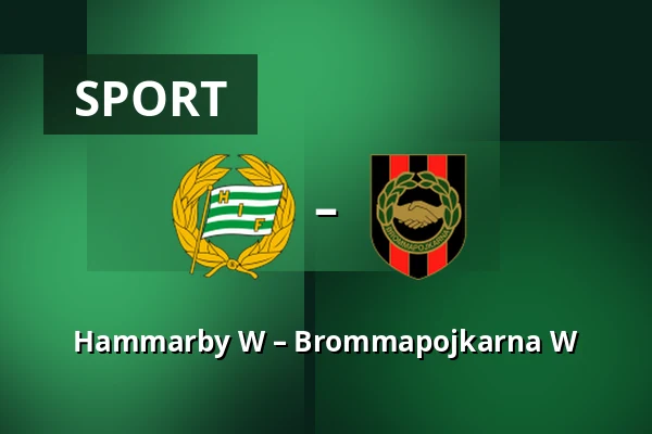 Hammarby W – Brommapojkarna W — Hammarby IP, Stockholm