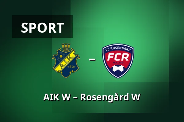 AIK W – Rosengård W — Skytteholms IP, Solna