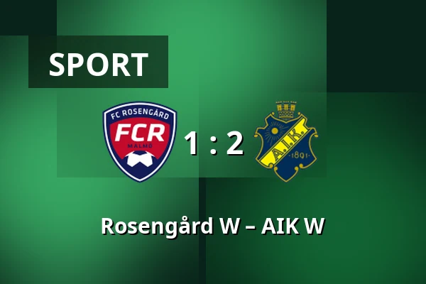 Rosengård W – AIK W — Malmo IP, Malmö