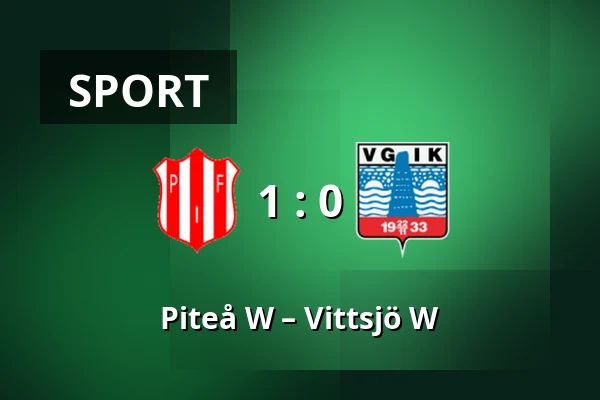 Piteå W – Vittsjö W — LF Arena, Piteå