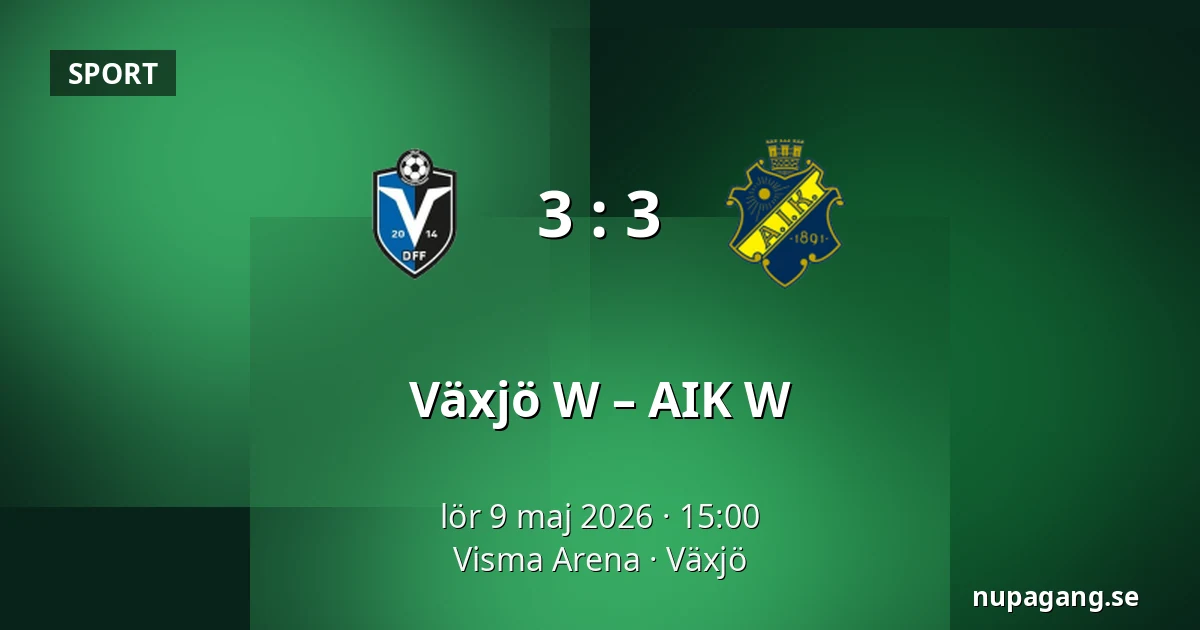 Växjö W – AIK W — Visma Arena, Växjö