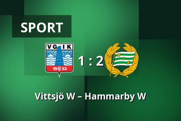 Vittsjö W – Hammarby W — Vittsjo, Vittsjo