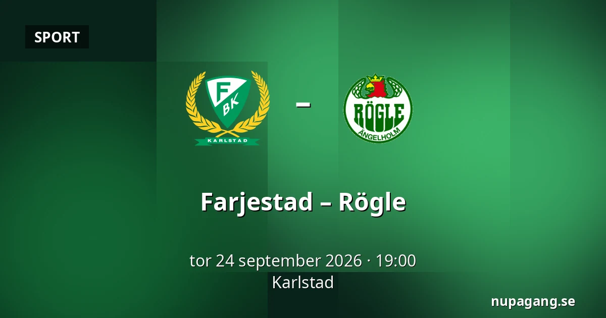 Farjestad – Rögle — Karlstad