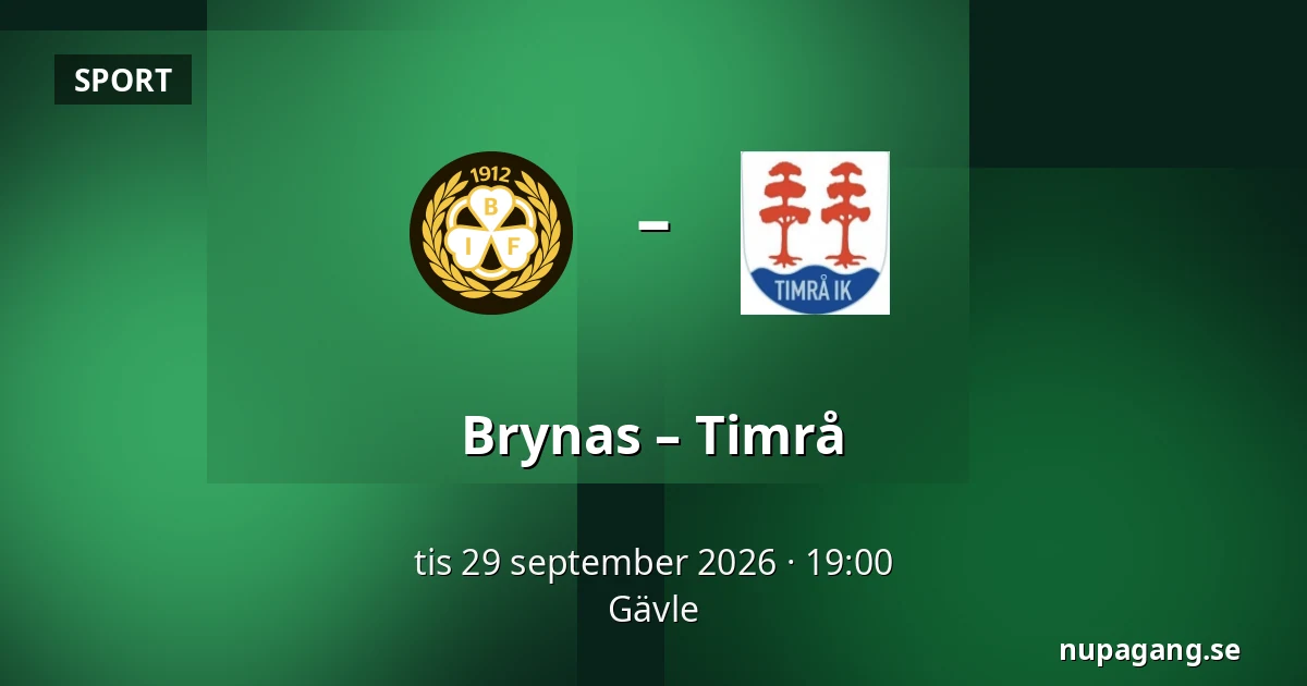 Brynas – Timrå — Gävle