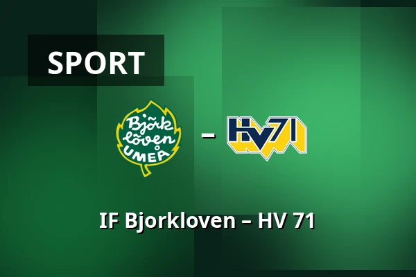 IF Bjorkloven – HV 71