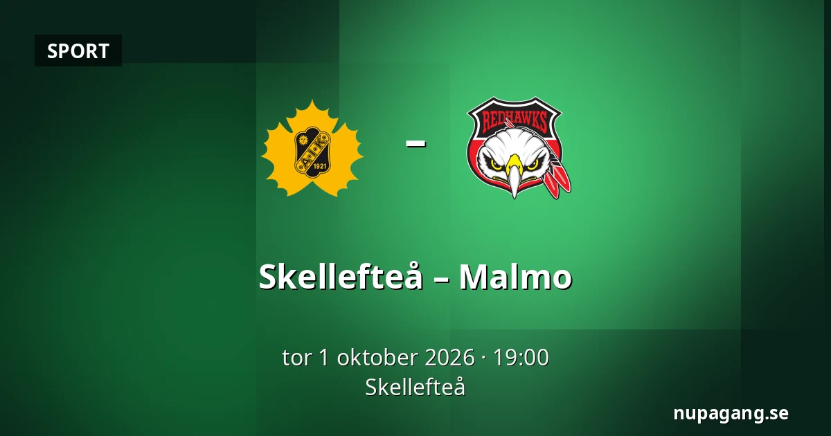 Skellefteå – Malmo — Skellefteå