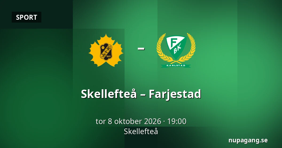 Skellefteå – Farjestad — Skellefteå