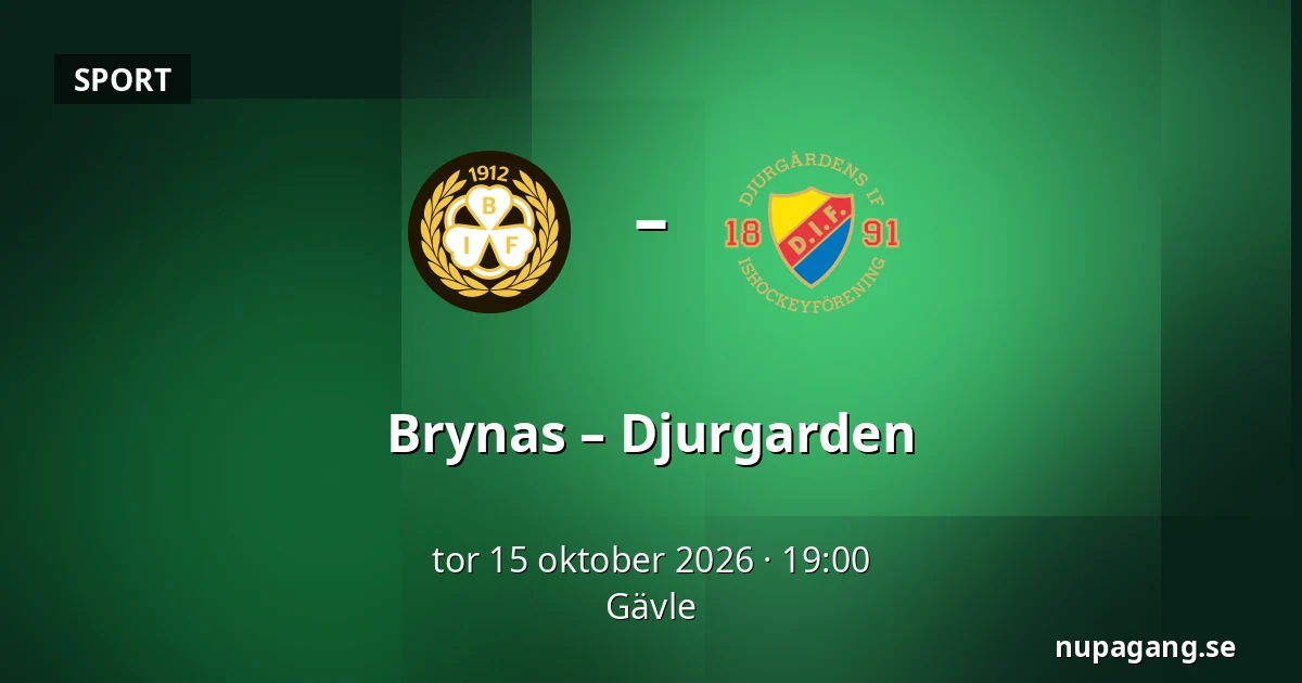 Brynas – Djurgarden — Gävle