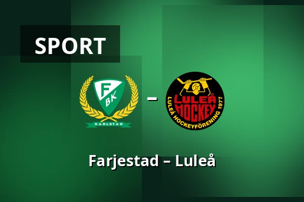 Farjestad – Luleå — Karlstad