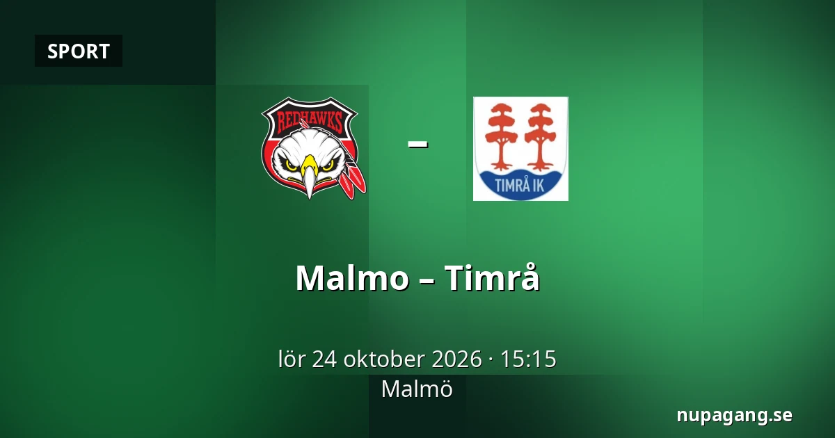 Malmo – Timrå — Malmö