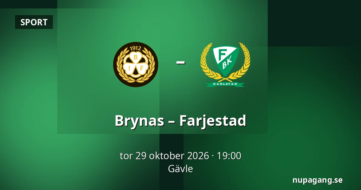 Brynas – Farjestad — Gävle