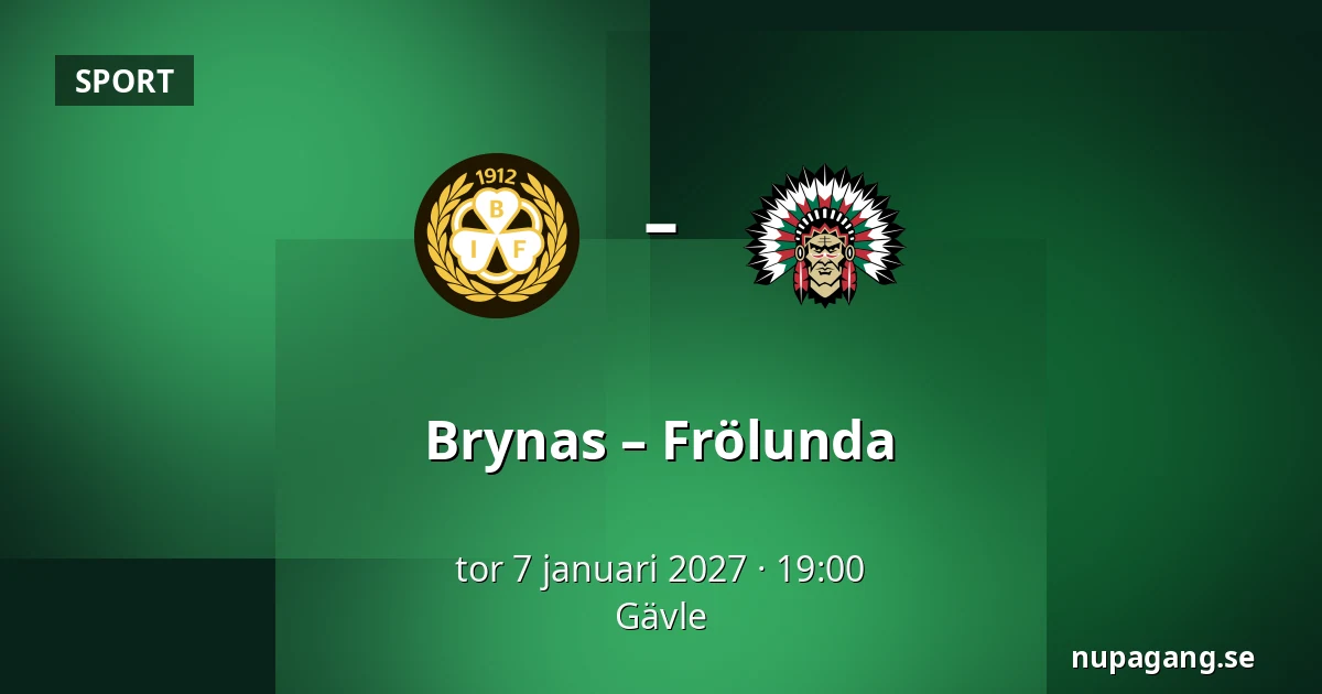 Brynas – Frölunda — Gävle