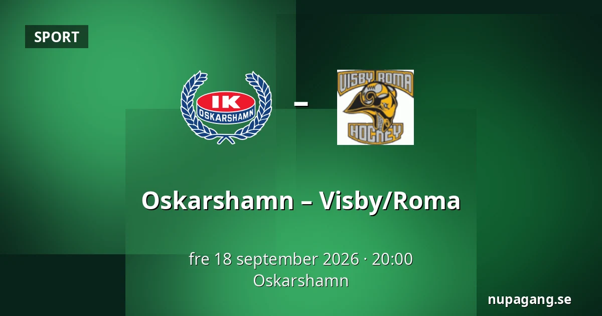 Oskarshamn – Visby/Roma — Oskarshamn