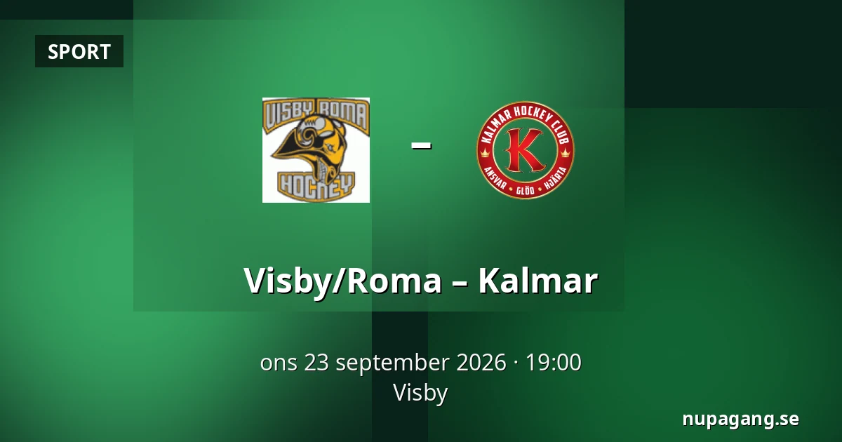 Visby/Roma – Kalmar — Visby