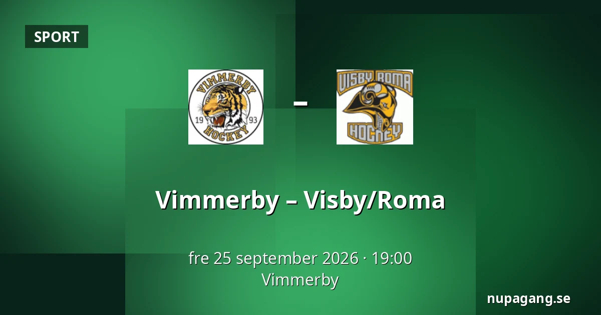 Vimmerby – Visby/Roma — Vimmerby