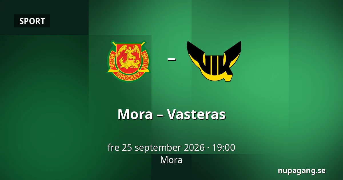 Mora – Vasteras — Mora