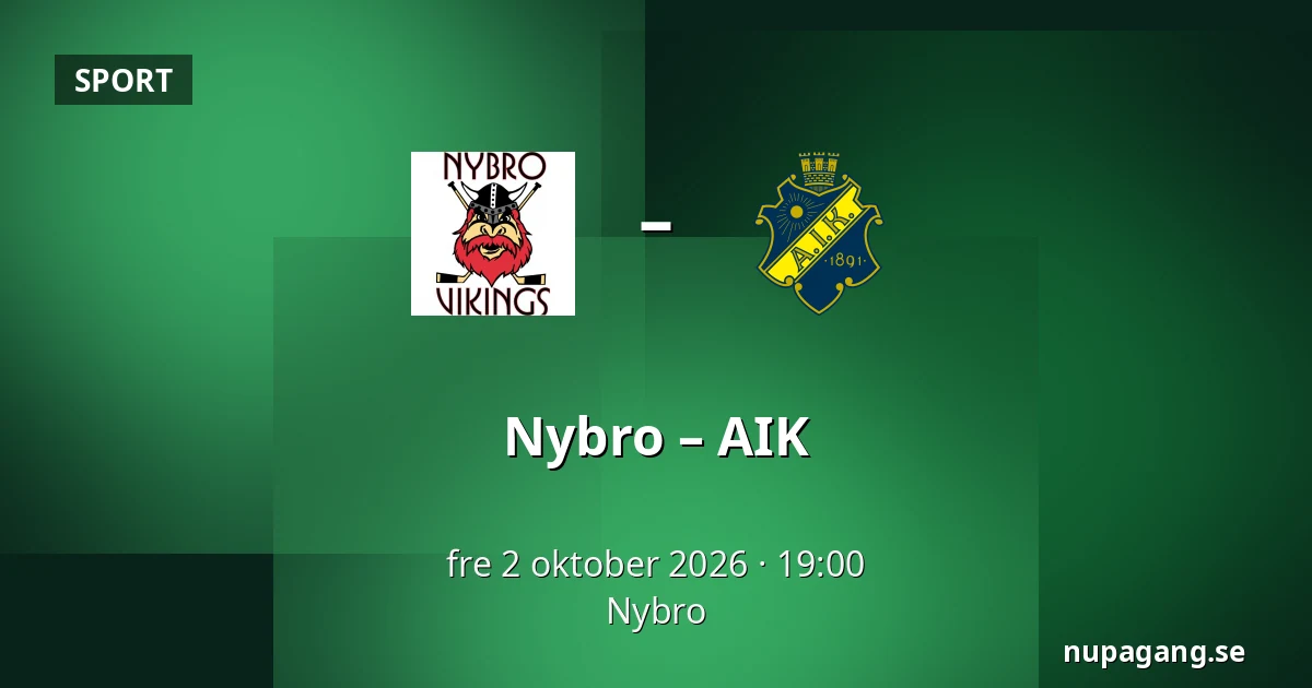 Nybro – AIK — Nybro