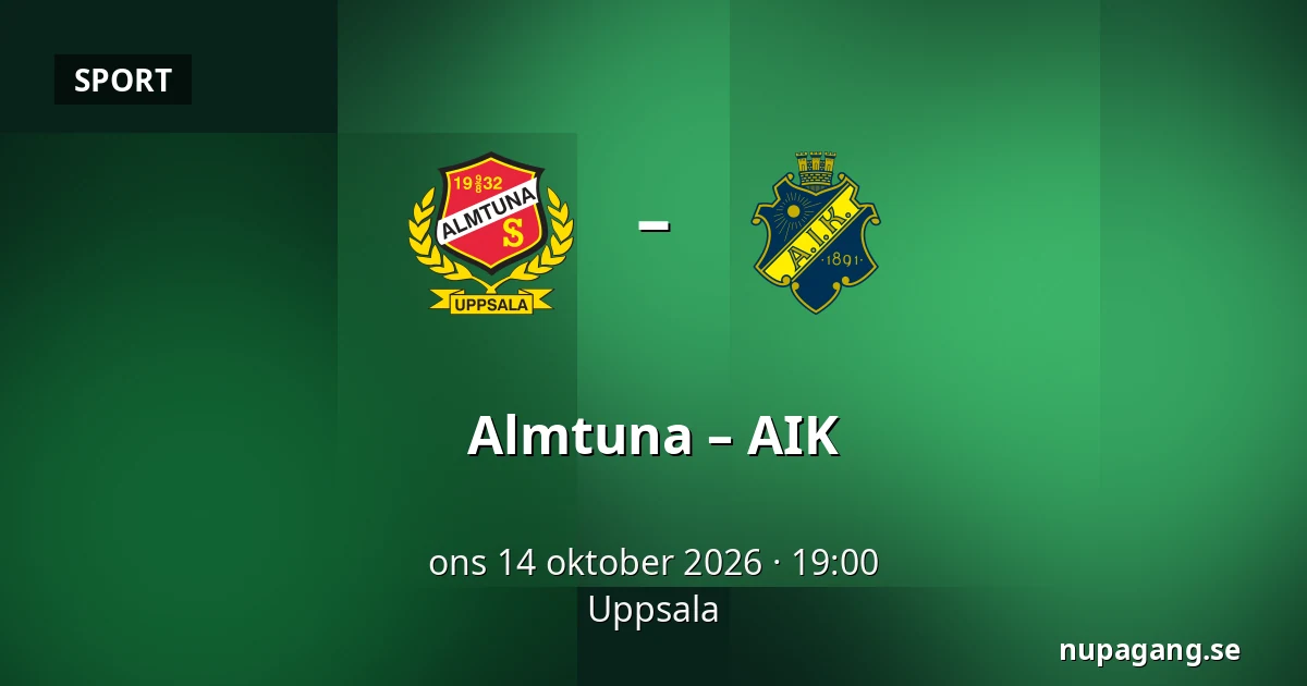 Almtuna – AIK — Uppsala