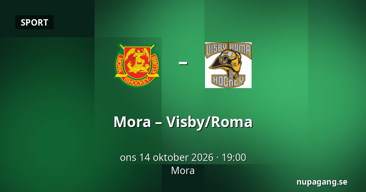 Mora – Visby/Roma — Mora