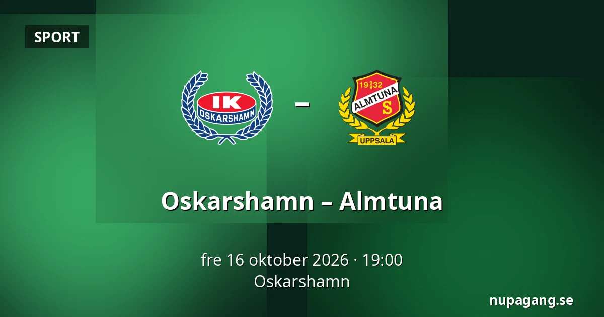 Oskarshamn – Almtuna — Oskarshamn