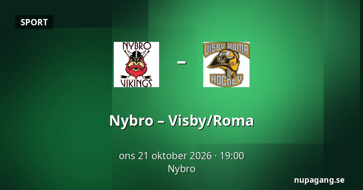 Nybro – Visby/Roma — Nybro