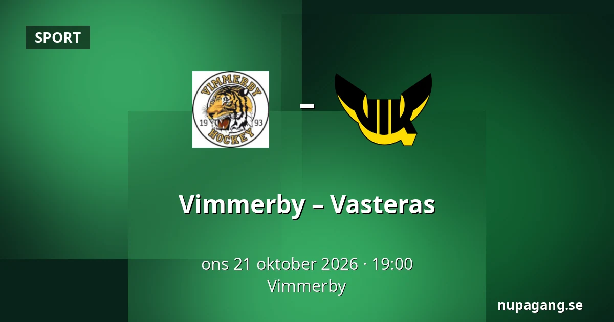 Vimmerby – Vasteras — Vimmerby