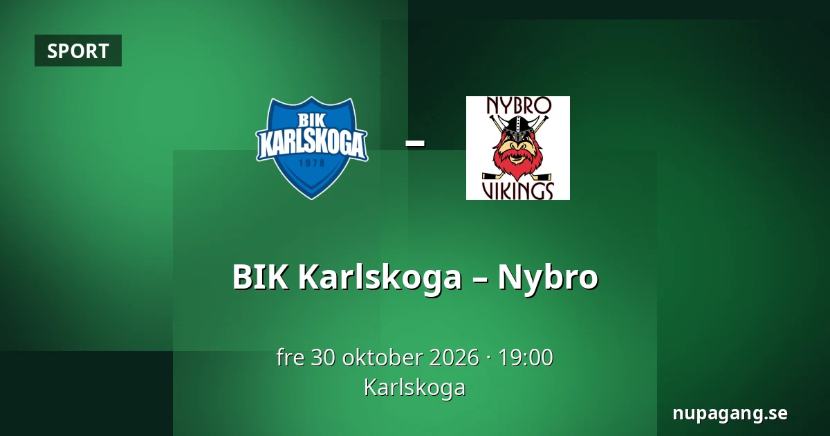 BIK Karlskoga – Nybro — Karlskoga