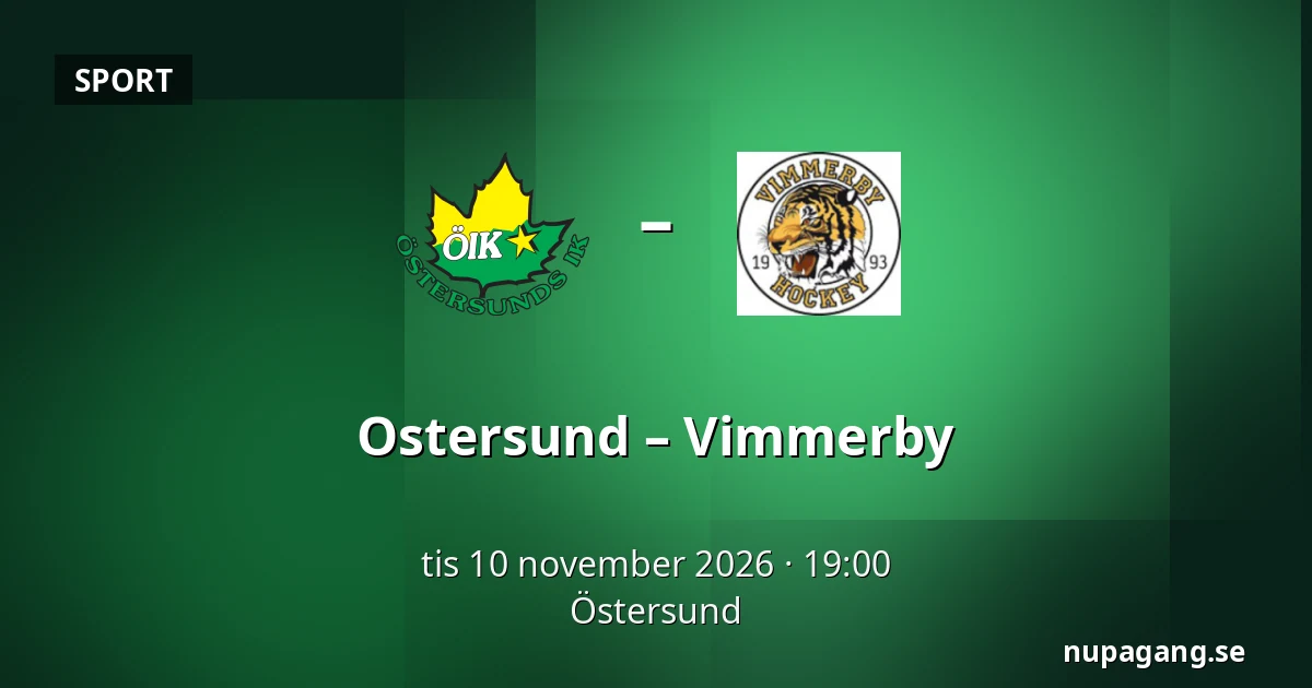 Ostersund – Vimmerby — Östersund