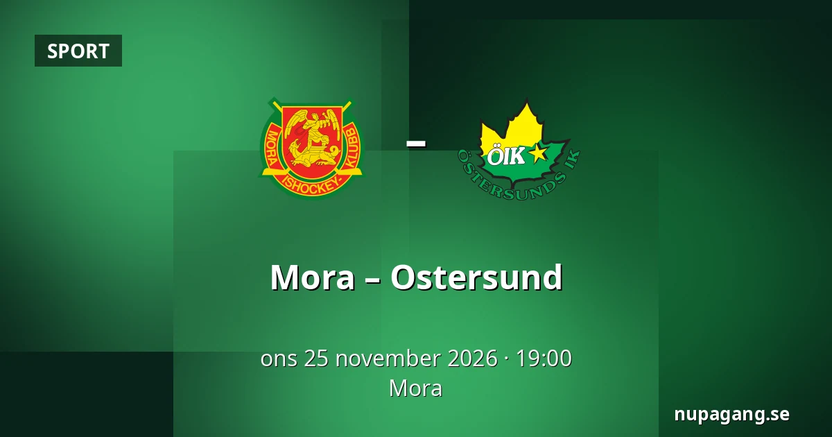 Mora – Ostersund — Mora