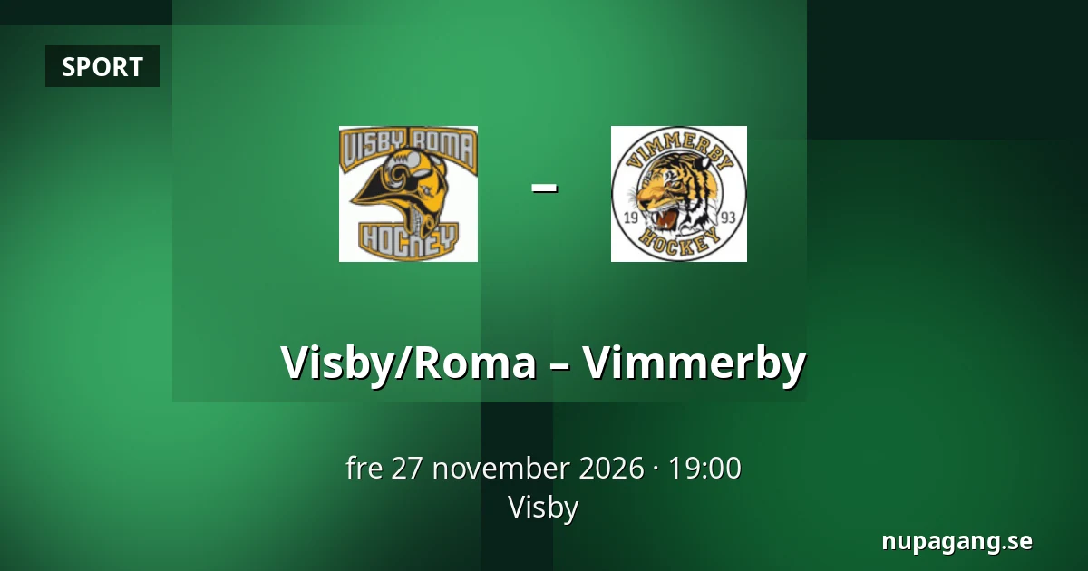 Visby/Roma – Vimmerby — Visby