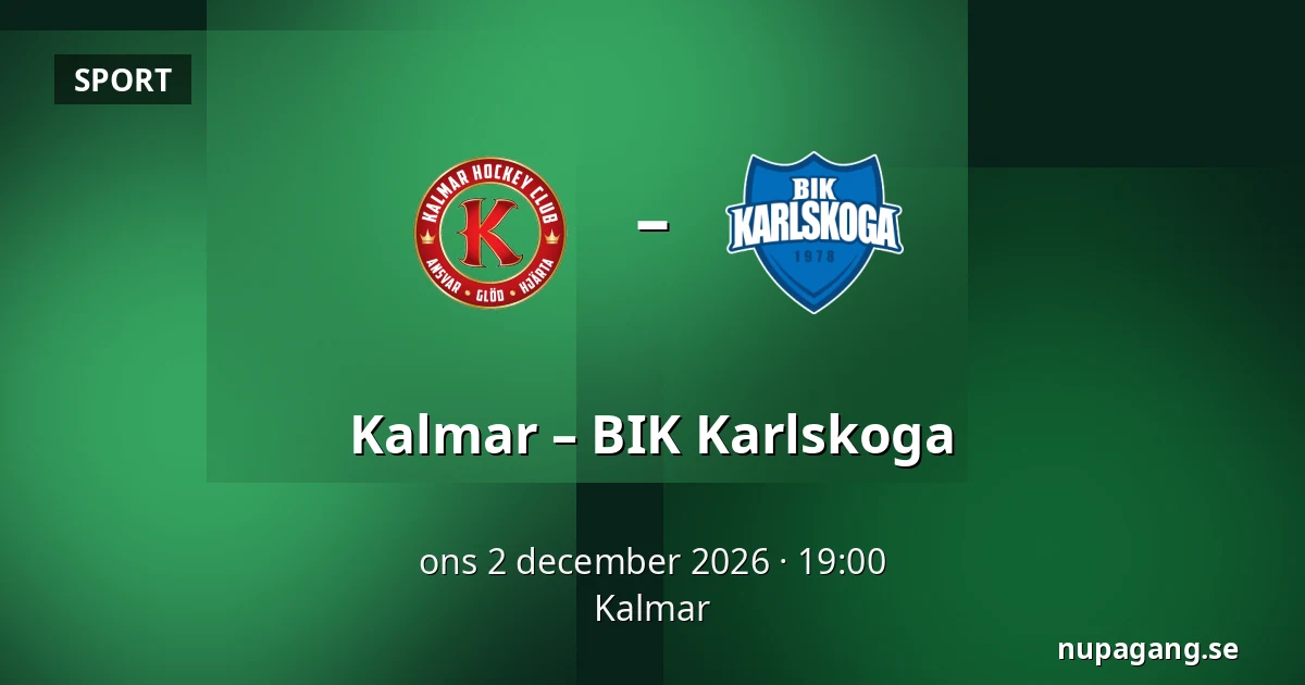 Kalmar – BIK Karlskoga — Kalmar