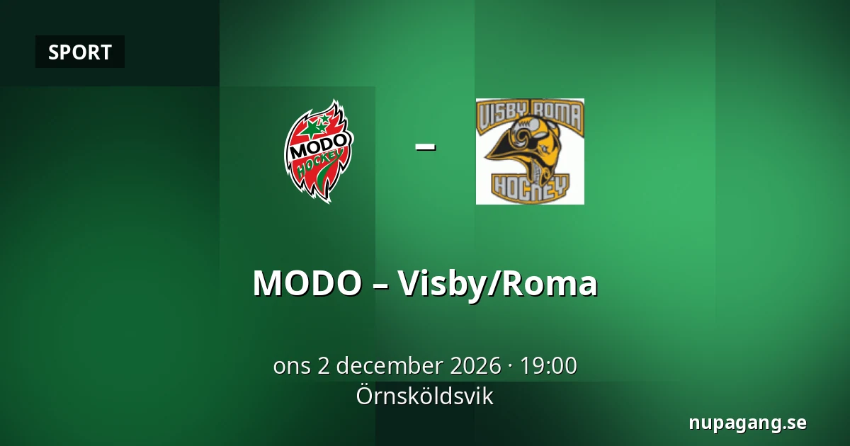 MODO – Visby/Roma — Örnsköldsvik